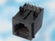 RJ 4P4C kątowe gniazdo do złącza telefonicznego 4/4 pin styki 6u