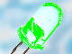 LED5mm LL1501VVPG1-151 green 15deg 12000-16800mcd 520-525nm 3,2-3,4V, LEDMAN, RoHS