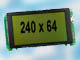 WG24064A-YYH-VZ 240x64 STN Y/G, LED Y/G graficzny, szeroki zakres temp., transrefleksyjny, kąt godz. 06:00, ujemne napięcie, Winstar, RoHS